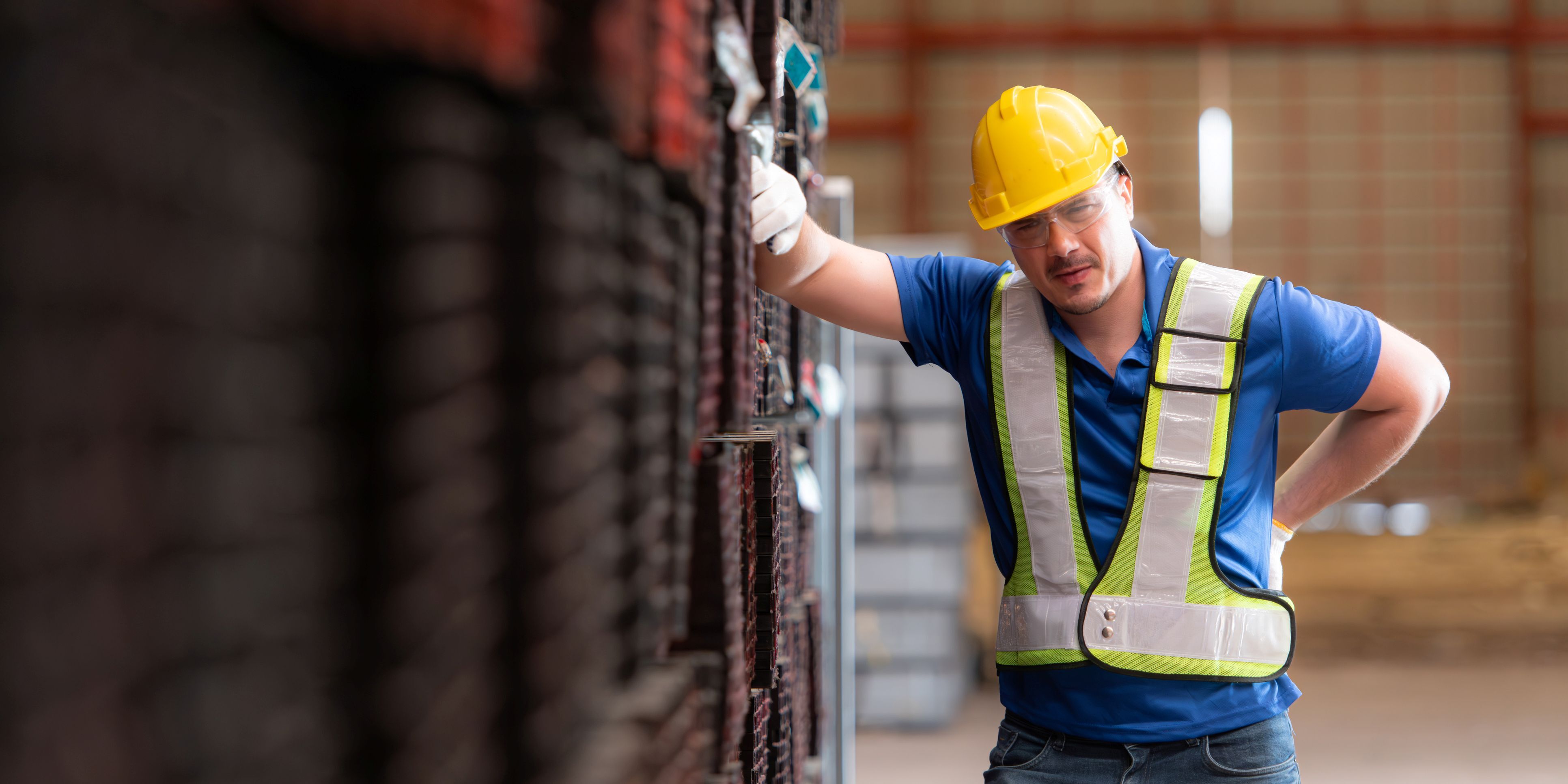 Worker with Lower Back Pain