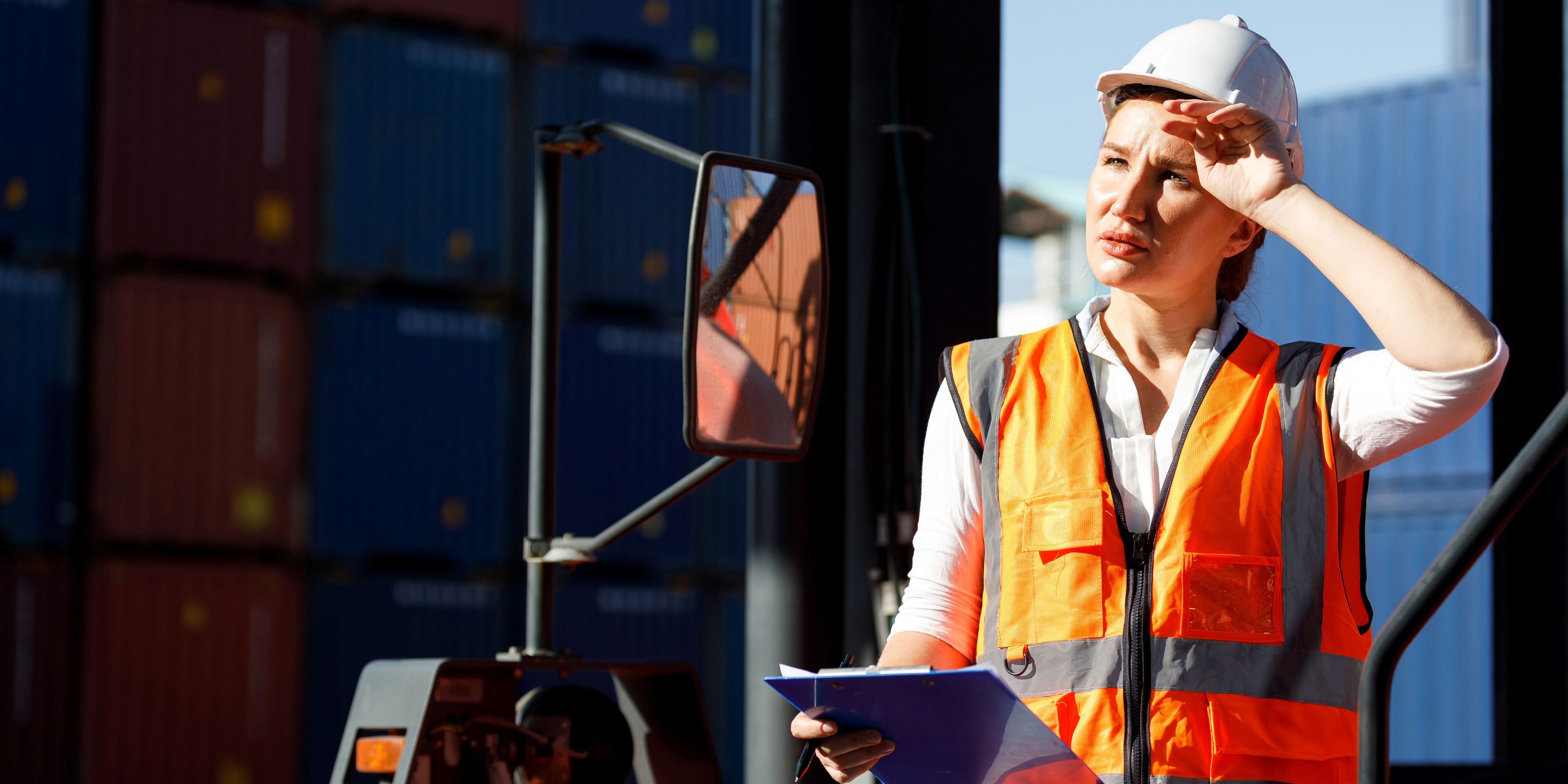 Worker in Hot Sun